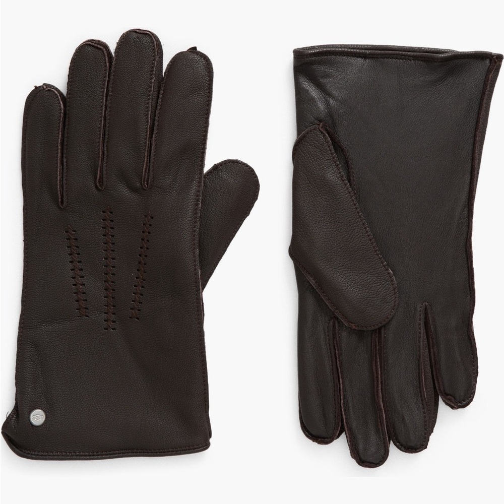 UGG Faux Fur Lined Wrangell Smart Glove - XL